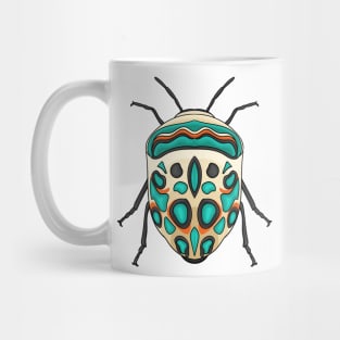 Picasso bug cartoon illustration Mug